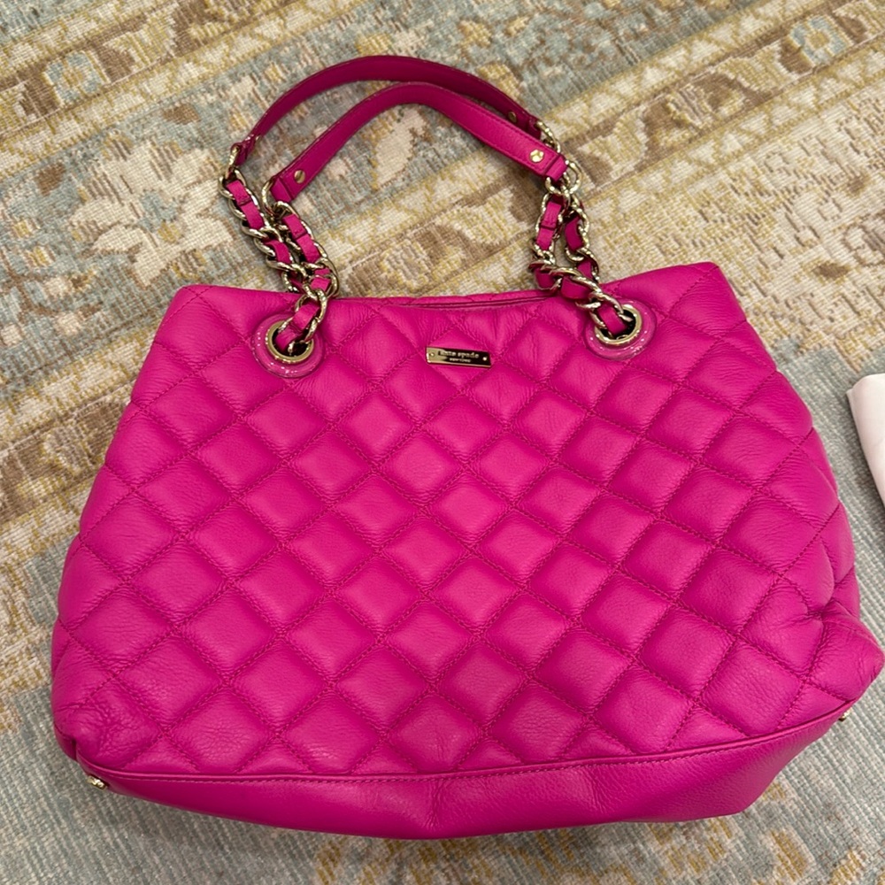 Kate spade bag, bright pink